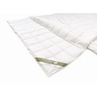 Betten Hofmann Premium Sommer Daunenbett 14x14, 200x220 Daunendecke 100% Daunen superleicht - Weiß