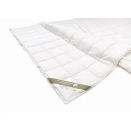 Betten Hofmann Premium Sommer Daunenbett 14x14, 200x220 Daunendecke 100% Daunen superleicht - Weiß