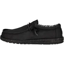 HEYDUDE Wally Canvas Herren Black 41