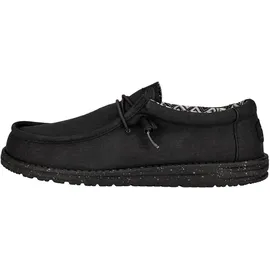 HEYDUDE Wally Canvas Herren Black 41