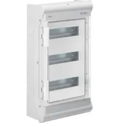 Hager VE312SN Kleinverteiler, vector, APV, IP65, 36PLE, UV-stabil, ohne Leitungseinführung.Installationskleinverteiler aus Polycarbonat