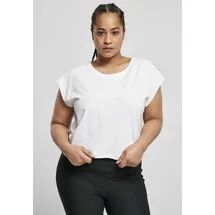 URBAN CLASSICS Ladies Organic Short Tee White S - S
