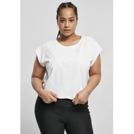 URBAN CLASSICS Ladies Organic Short Tee White S - S