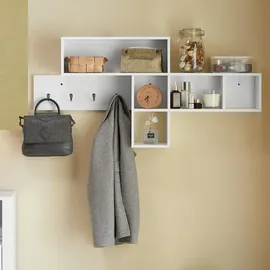 SoBuy Wandgarderobe FHK17 Weiß