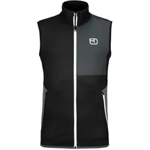 Ortovox Herren Fleece Vest M, black raven