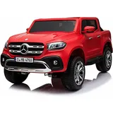 INJUSA Runruntoys Mercedes Benz X-klasse Pick-up 2 Batterien Auto - Red - One Size
