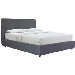 Himmelbett Lattenrost 160*200cm graue Farbe SOGNO