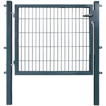 Arvotec Zauneinzeltür ARVOTEC "ESSENTIAL", grau (anthrazit), B:120cm H:100cm, Metall, Tore, Breite: 100 - 120 cm, Höhe: 80 - 200 cm, zum Einbetonieren