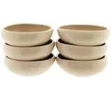 Almina Wave Biscuit 6-tlg. Beige