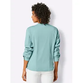 Creation L Premium creation L Blusenblazer Baumwoll-Lyocell-Jeans-Blazer Langarm blau 38