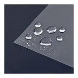 laro Tischdecke 0,3mm Dicke Tischfolie Tischdecke Durchsichtig Transparent Abwaschbar weiß 120 cm x 80 cm