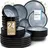 PURE LIVING INTERIOR DESIGN Ibiza Geschirrset 24 tlg. blau/grau/schwarz 6er Set