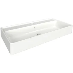 Aufsatzwaschbecken FACKELMANN "Natura", weiß, B:81cm H:11cm T:41cm, Keramik, Waschtische, Waschbecken