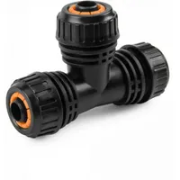 Bradas T-Stück Schlauchverbinder 1/2" schwarz