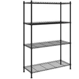 vidaXL Lagerregal Eisen 90x35x137 cm Schwarz 200 kg