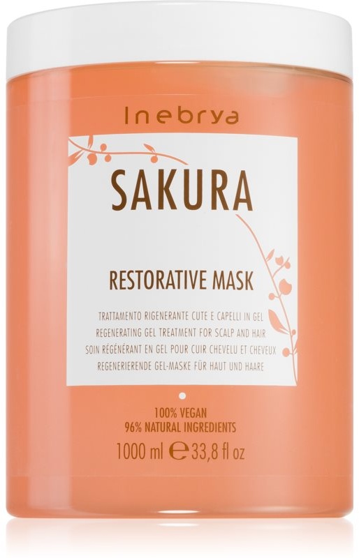 Inebrya Sakura regenerierende Maske für die Haare 1000 ml