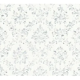 A.S. Creations Textiltapete Metallic Silk 10 m x 0,53 m 306621 Weiß