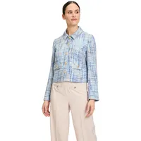 Betty Barclay Blazer-Jacke langarm Blau/Blau,44 | 44