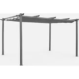 sweeek Aluminium Pergola 3 x 4 m Grau