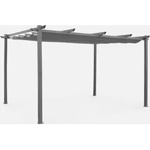 sweeek Aluminium Pergola 3 x 4 m Grau