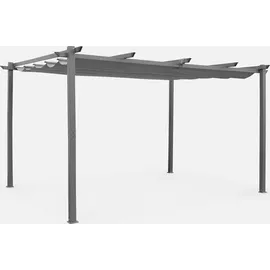 sweeek Aluminium Pergola 3 x 4 m Grau