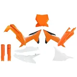 Rtech Ktm 450 Sx-f/25 250 Sx/250 Sx-f 2025 Plastikbausatz - OEM White / Orange - One Size