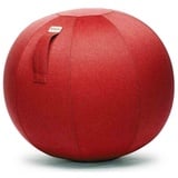 VLUV Leiv Stoff-Sitzball Durchmesser 50-55 cm Ruby / Rubinrot rot