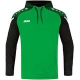 Performance Hoodie Kinder soft green/schwarz 128