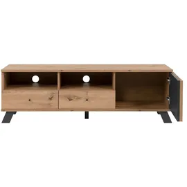 Möbel Kraft Medan Lowboard 138 x 44 x 40 cm Mehrfarbig Holzwerkstoff