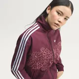 adidas FLORAL GFX FIREBIRD LOOSE Originals JACKE - Maroon - XL