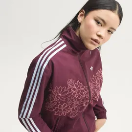 adidas FLORAL GFX FIREBIRD LOOSE Originals JACKE - Maroon - XL