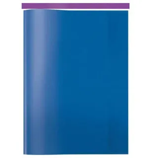 Herma Heftumschlag transparent blau Kunststoff DIN A4