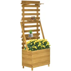 Outsunny Gartenbeet Tannenholz