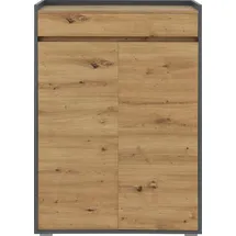 INOSIGN Kosmo 80 x 117,5 x 35 cm anthrazit/eiche/anthrazit