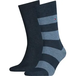 TOMMY HILFIGER Herren Socken Rugby 2er Pack