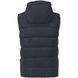 Lerros Cordweste LERROS, Herren, Gr. 3XL, blau night, Cord, Obermaterial: 100% Polyester, unifarben, regular fit normal, Westen, mit Logo Stickerei