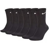 Nike Socken 6er Pack SCHWARZ|SCHWARZ 38-42