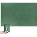 TRIWONDER wasserdichte Zeltunterlage Zeltplanen, Leichte Picknickdecke Campingdecke für Camping Wandern Strand Picknick (Grün, M - 2.2x1.8m)