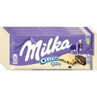 Milka Oreo White - Weisse Schokolade - 5 Tafeln je 90 Gramm