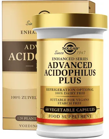 Solgar Advanced Acidophilus Plus Probiotica 120 Plantaardige Capsules