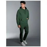 TRIGEMA Jogginganzug »TRIGEMA Jogginganzug aus Biobaumwolle«, (1 tlg.) Trigema efeu XL