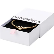 Pandora Moments Studded Chain Armband 562731C00 Damen-Armband für Charms Goldfarben, 21 cm