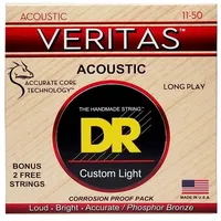 DR Strings Veritas Acoustic VTA-11 Custom Light 11-50