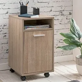 Wohnling WL5.929 Rollcontainer 33 x 38 x 60 cm braun