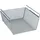 Wenko Einhängekorb M zum Einhängen in Regal oder Schrank 27,5 x 28 x 15 cm silber