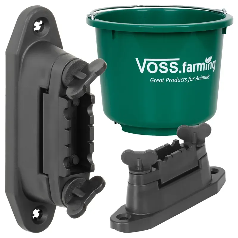 50x VOSS.farming Profi-Isolator für Weideband & Seil, inkl. Stalleimer 12l – AKTION!