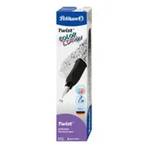 Pelikan Twist® Color Blocking Patronenfüller black white M (mittel)