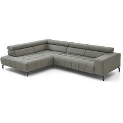 ComfortPlan Ecksofa Midway Stoff Salbei