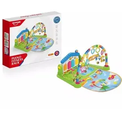 Baby-Spielmatte mit Aktivitäten, Licht und Ton - grün