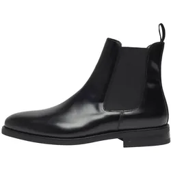 Chelseaboots HENRY STEVENS "Marshall CB4", Herren, Gr. 45, schwarz, Leder, klassisch, Schuhe